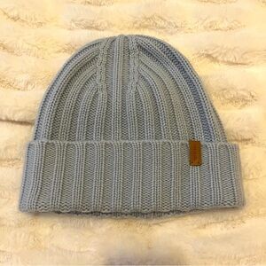 Vince Light Blue Wool Cashmere Beanie